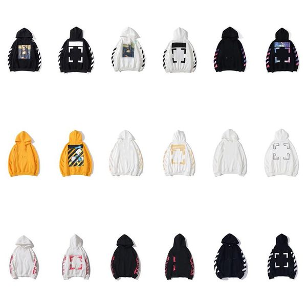 

mens hoodies designer loose witer hooded print letter pullover woman hip hop warm clothing men fashion brand long sleeve causal 2xl, Black