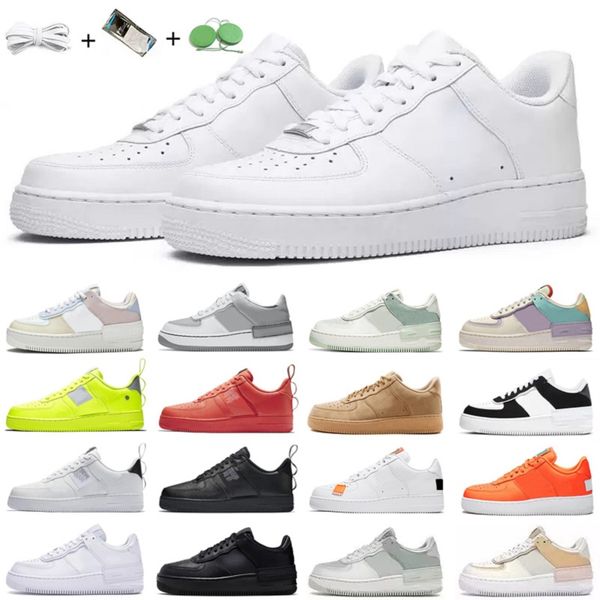 

1 low men women running shoe sneaker og classic triple white shadow utility black pale ivory pistachio frost pastel spruce aura platform men