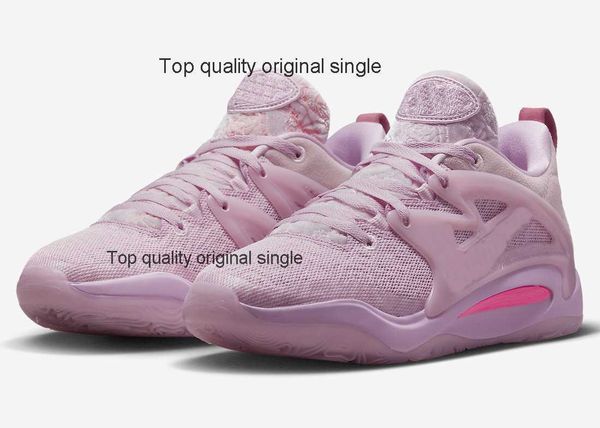 

grade school kd 15 aunt pearl shoes for sale pink kids men women basketball sport shoe sneakers with box us4-us12
