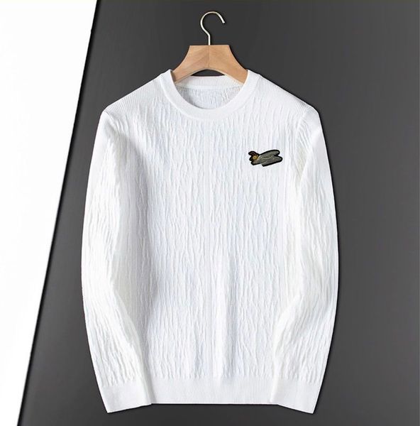 

designer sweater men fashion men classic knit mens clothing pullover sweaters animal print casual winter hoodie pullovers women letter size, White;black