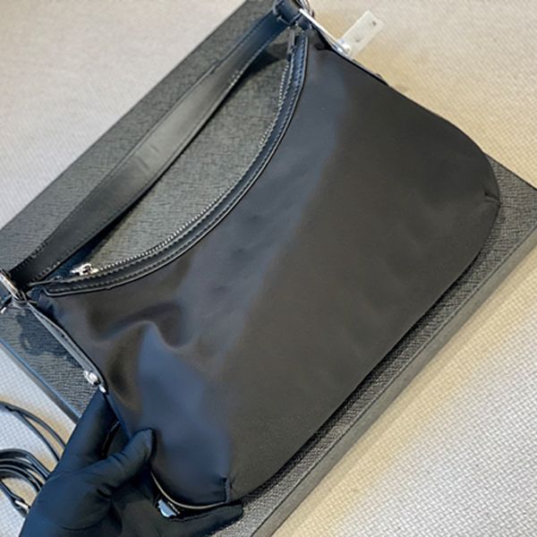 

designer nylon hobo bags women's handbags shoulder bag vintage messenger crossbody bag large hobos new fashion totes black purse