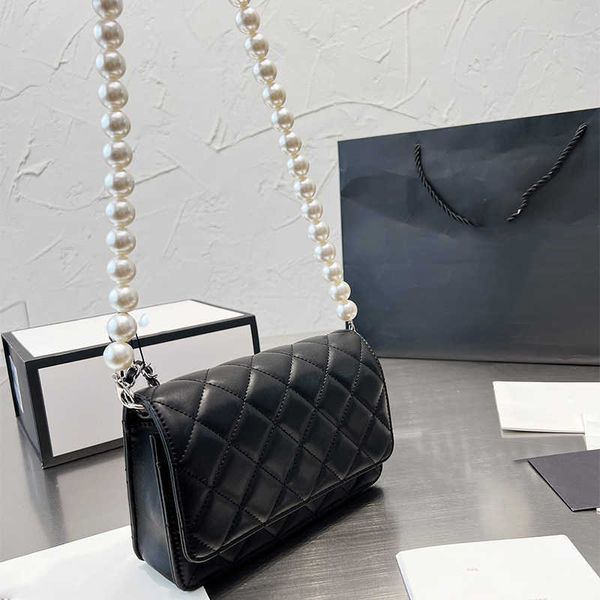 

cc bag wallets 2022 the pearl of classic shoulder brand designer s women's fashion luxury channel crossbody bag wholesale price, Red;black