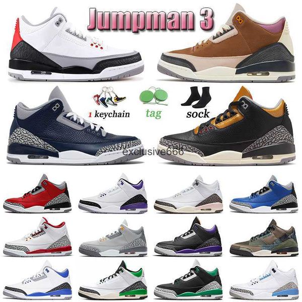 

men women j3 3 basketballs shoes iii flat winterized archaeo brown 3s dark iris trainers sneakers fire red desert elephant jumpman
