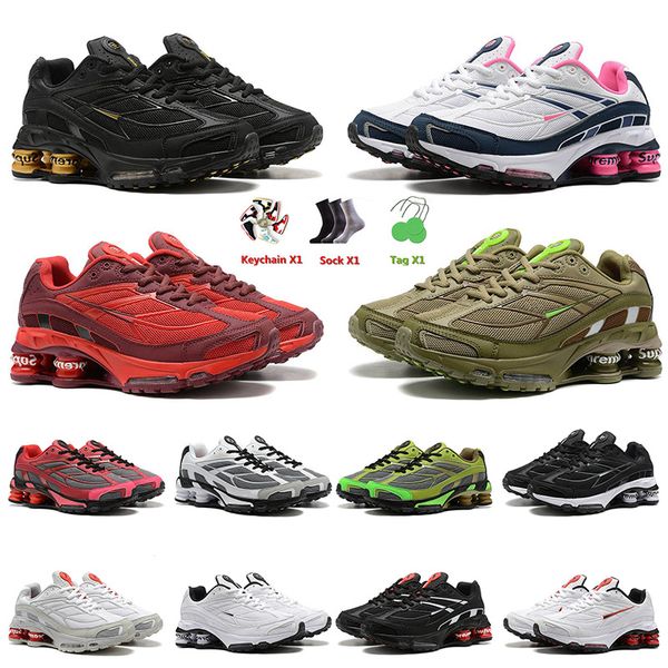 

2023 designer shox ride 2 running shoes olive green triple black sup speed red white pink mens women cushion sneakers athletic trainers eur
