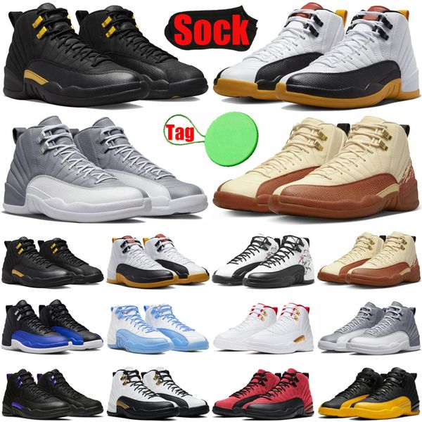 

black taxi jumpman 12 12s mens basketball shoes muslin stealth hyper royal a ma maniere playoffs royalty floral men trainers sneakers shoe d
