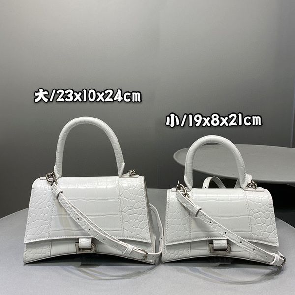 

designerhourglass bag gray messenger bag bags shoulder portable hourglass baghandbags for women luxury shoulder bag lady crocodile pattern c