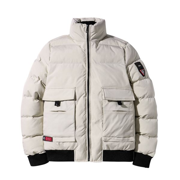 

men's down parkas s winter padded down jacket large size 8xl 7xl thick warm male coat husband bomber oversize plus 5xl autumn outerwear, Black