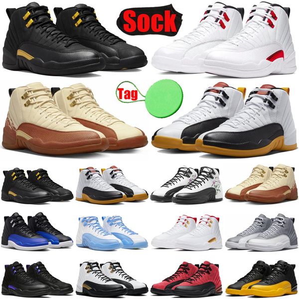 

black taxi jumpman 12 12s mens basketball shoes muslin stealth hyper royal years in china a ma maniere playoffs royalty men trainers sneaker