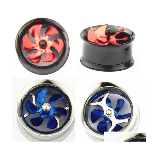 

plugs tunnels man womans ear gauges fashion piercing jewelry taper and plug expander c3 drop delivery body dhf7f, Silver