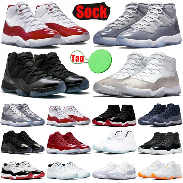 

jumpman cherry 11 11s basketball shoes for men women shoe cool grey midnight navy bred legend gamma blue low cap and gown low unc mens train