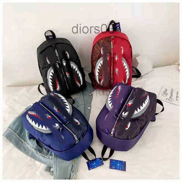 

designer shark bag mens woman monster student schoolbag sports fashion luxurious leisure travel mountaineering fitness shoulder backpack l11