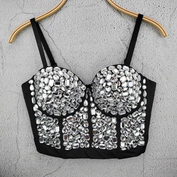 

new one year old one piece short slim fit solid color summer gauze mesh suspender bra vest punk bra, White