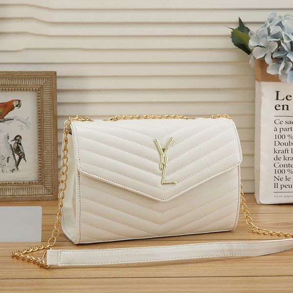 

designer bags luxury yl crossbody handbag leather pu chain shoulder bag women purses fashion flap messenger bag