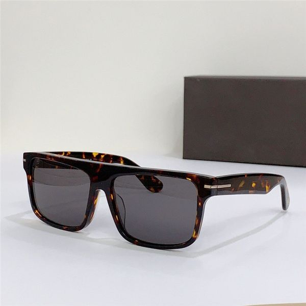 

sunglasses men designer glasses womens square 0999 popular mirror lens gold color man woman antireflection, White;black