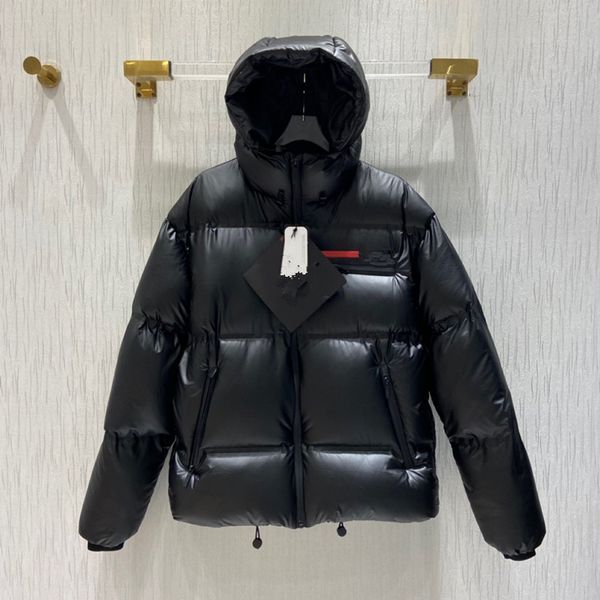 

mens jackets parka women classic down coats outdoor warm feather winter jacket coat outwear couples clothing, Black