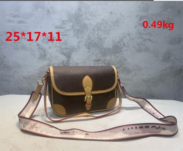 

diane bags women handbags shoulder crossbody bag designer vintage double g messenger wallet l totes lady pu leather monograms flip satchels, Black;red