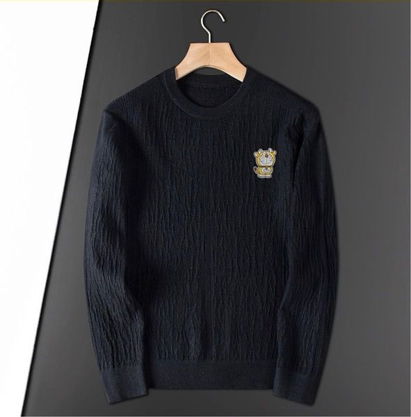 

designer sweater men fashion men classic knit mens clothing pullover sweaters animal print casual winter hoodie pullovers women letter size, White;black