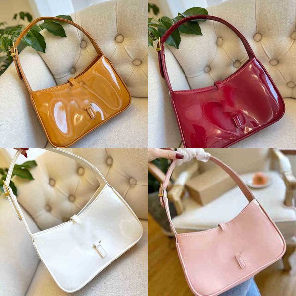 

new evening bags shoulder underarm bag luxur designer patent leather gloss reflective fashion europe and america crossbod female clutch