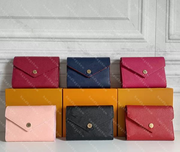 

wallets designers wallet luxurys purse bag fashion short victorine wallet embossing monograms empreinte classic pallas card holder zippy coi
