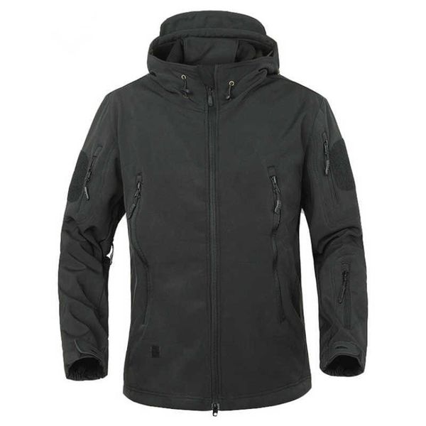 

men's jackets winter big size men camouflage jacket soft shell military tactical jacket men waterproof warm windbreaker us army clothin, Black;brown