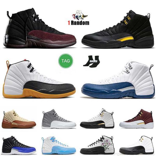 

12s high og jumpman 12 basketball shoes mens fashion 2023 a ma maniere 25 years in china black taxi stealth university gold utility playoffs