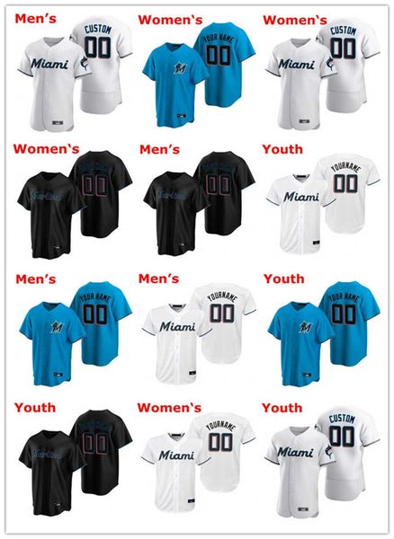 

2022 new ncaa baseball jerseys brian anderson jersey jon berti isan diaz miguel rojas jonathan villar garrett cooper corey dickerson custom, Blue;black