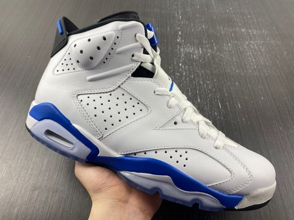 

shoes jumpman 6s man sneakers sport blue 384664-107 have large size 12-13 double