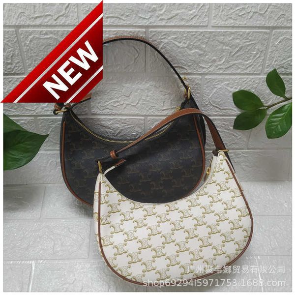 

women's designer bags 2023 new old flower underarm bag triumphal arch shoulder lisa same small fashion french stick factory direct sale