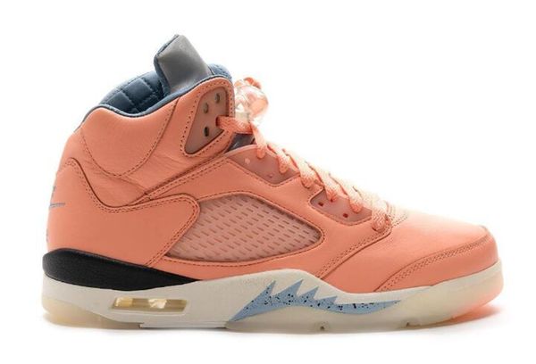 

shoes shoes&sandals orange dj khaled 5 we sail crimson bliss leche blue 5s sneakers men sports original dv4982-641 dv4982-175