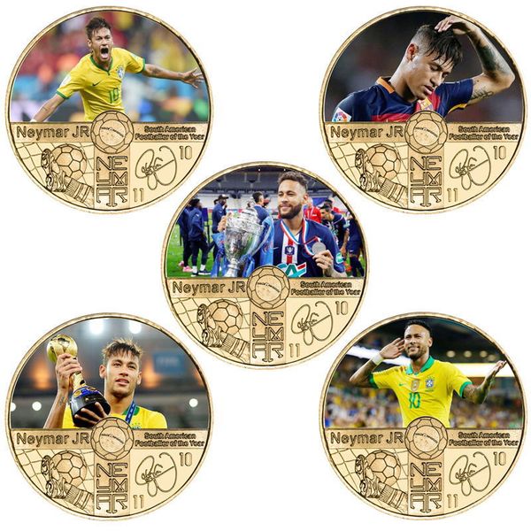 

arts and crafts commemorative coins metal world cup commemorative coins party favor soccer stars metal commemorative collectibles fan gifts