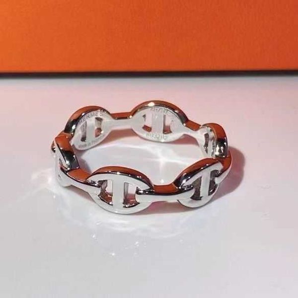 

designer hamser ring seiko pig nose ring silver classic durable