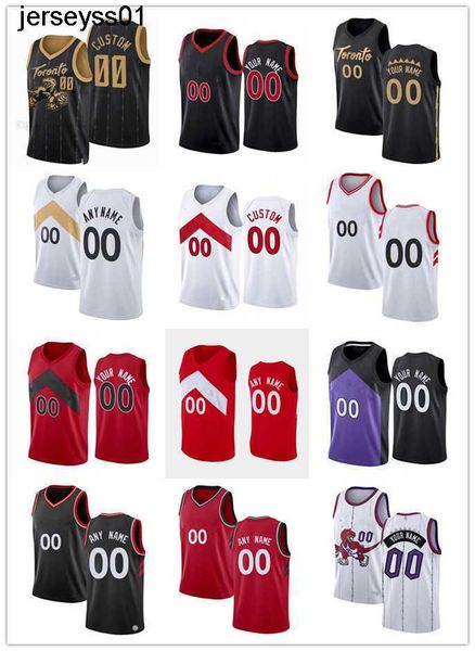 

75th custom mens youth toronto''raptors''jersey 5 precious achiuwa 17 isaac bonga 25 chris boucher 8 sam dekker basketba, Black;red
