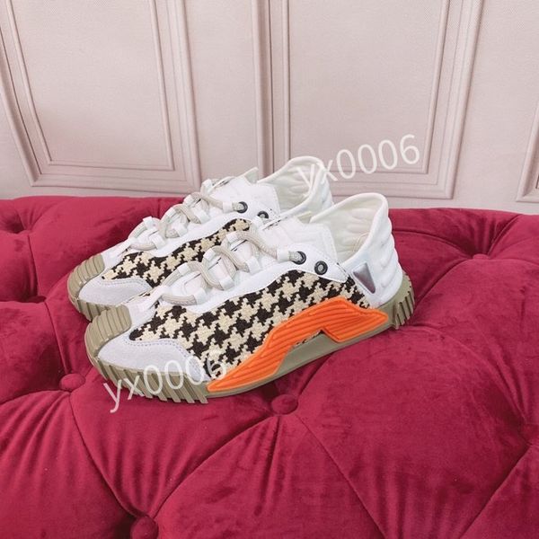 

2022 shoes casual sneakers boots leather trainers sports shoe designer embroidery stripes sneaker walking women chaussures size35-41, Black