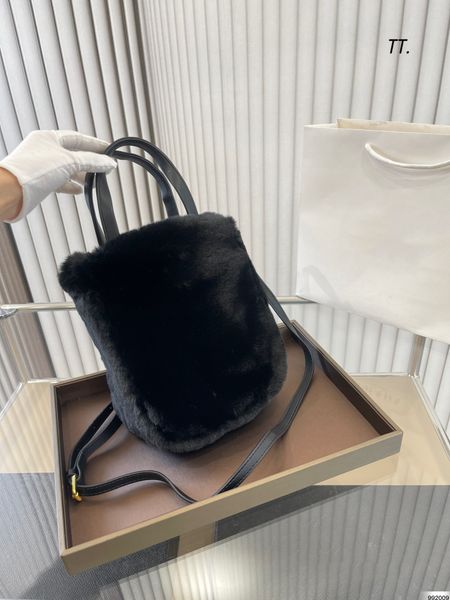 

designer bag fashion bags tote wrapped lamb wool mini large handbag the single shoulder perfect