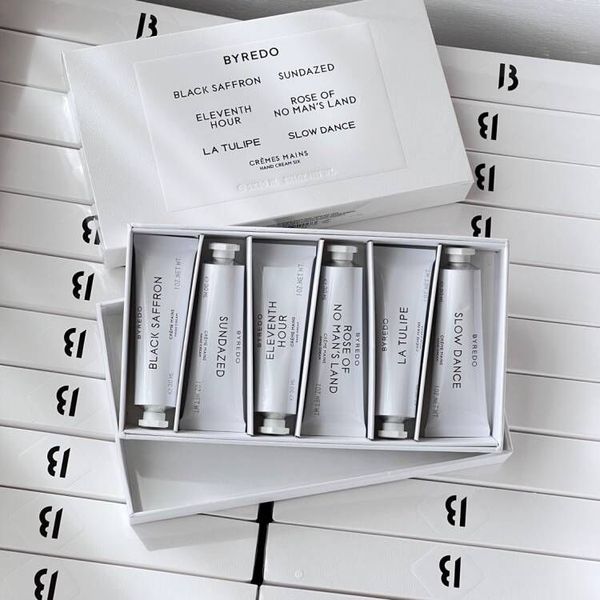 

brand byredo hand cream lotion 30ml with 6pcs white box set rose of no mans land slow dance good smell fast ship