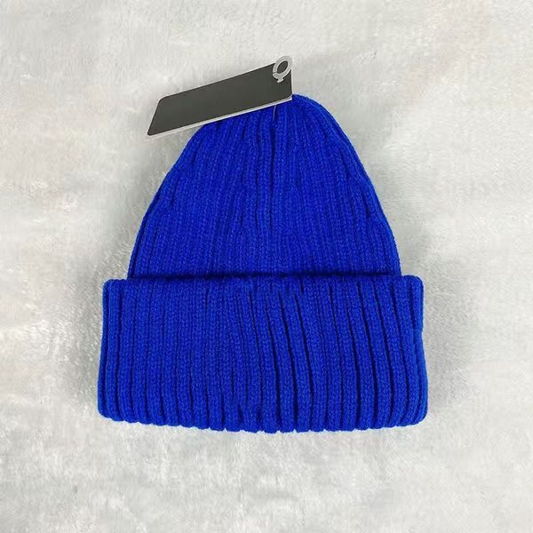

luxury knitted hat brand designer beanie cap men women autumn winter wool skull caps casual fitted fashion for lovers, Yellow
