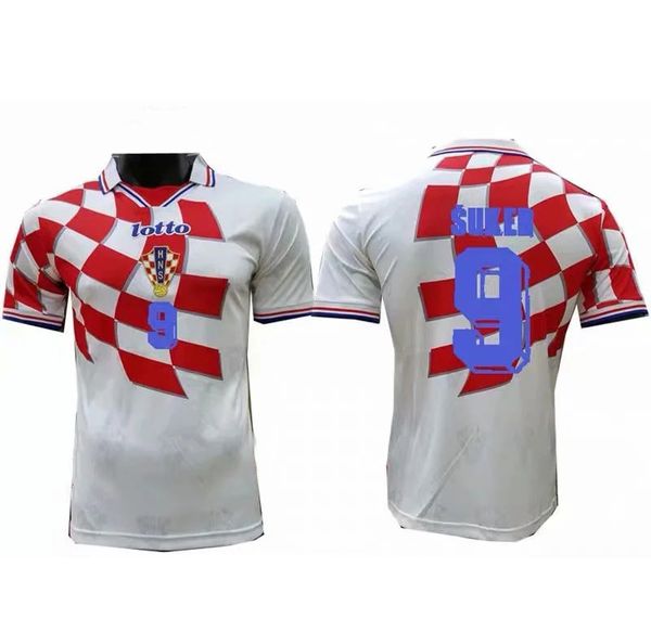 

old retro 22-23 croatia soccer jerseys modric brozovic perisic rebic brekalo kramaric kovacic budimir vida football shirts yakuda store thai, Black;yellow