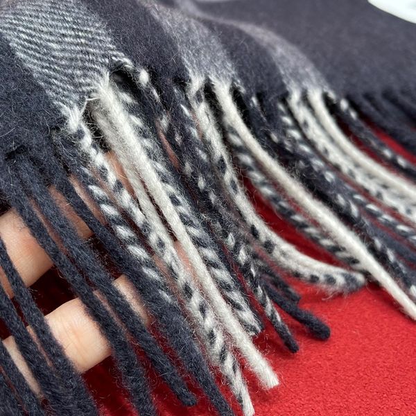 

designer head scarf set printed wool silk blue winter print red satin square head scarves women luxury warm letters design shawl long echarp, Blue;gray