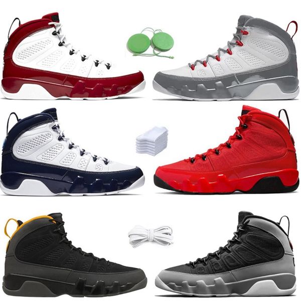 

jumpman 9 9s men women basketball shoes fire red gym chile red unc particle grey racer blue university gold dream it black white mens traine