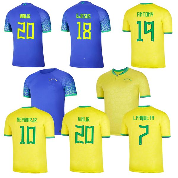 

2022 world cup soccer jerseys camiseta de futbol paqueta raphinha marquinhos vini jr silva richarlison football shirt, Black;yellow