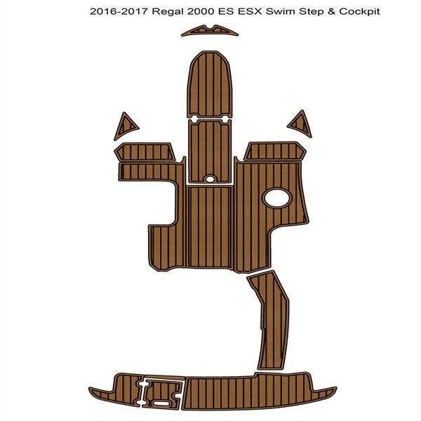 

2016-2017 re-gal 2000 es/esx swim platform cockpit pad boat eva foam teak floor