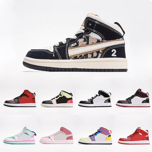 

i infants 1s toddler us 6c-3y navy blue white brown basketball shoes black gold patent sneakers bred toe digital pink aurora green lightbulb