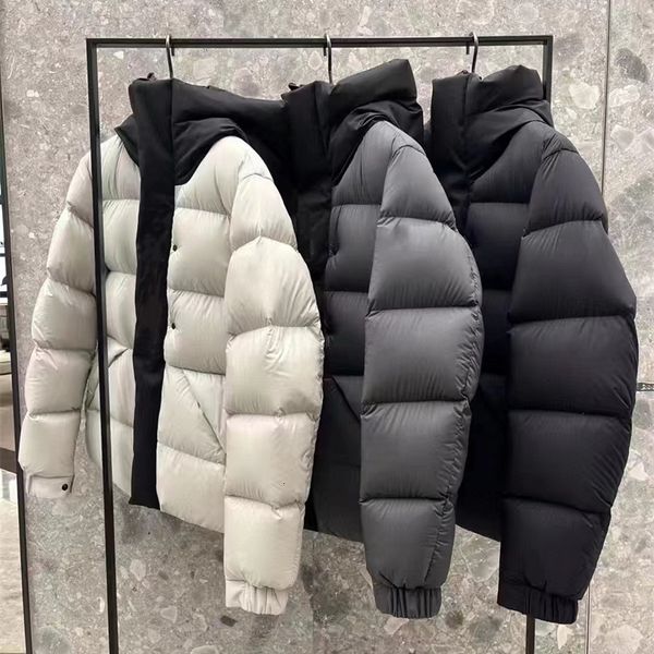 

men's down parkas style short bread down wholesale price negotiable 221207, Black