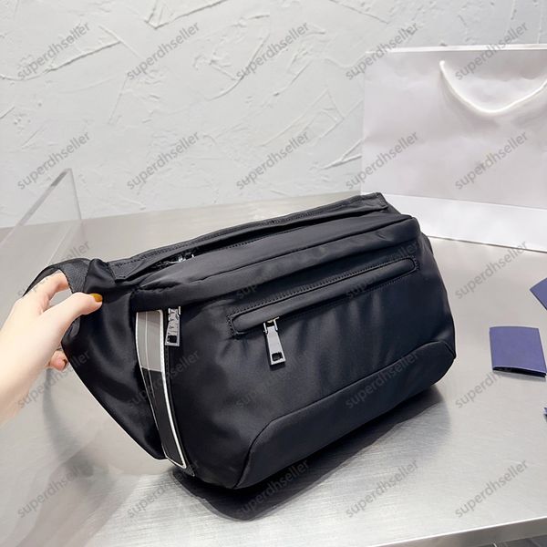 

nylon shoudler bags fashion waist bag women travel men sports crossbody rs cross body classic black large capacity party