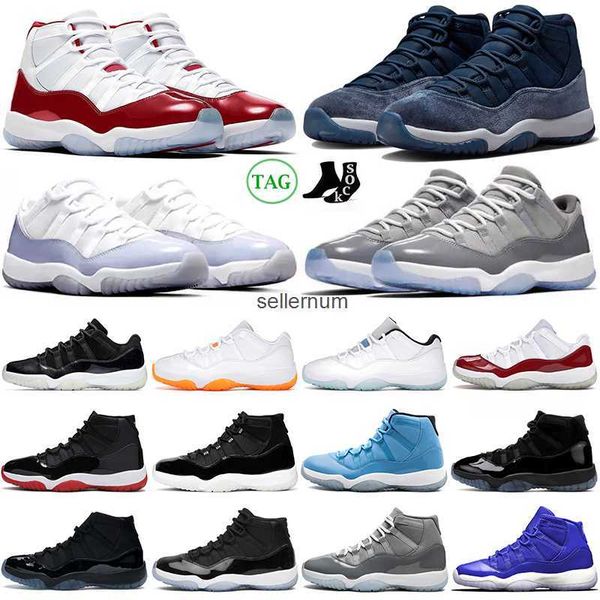 

basketball shoes mens trainers outdoor sports sneakers cool grey cherry pure violet royal blue concord space with 11s jumpman 11 low, White;red