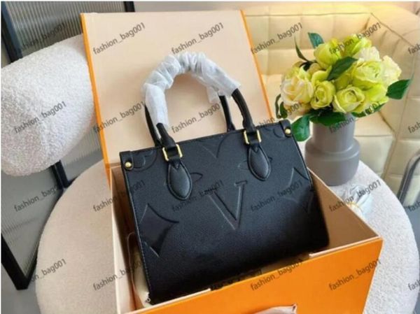 

2023 onthego luxurys designers bags womens handbags purse flower tote bag ladies casual tote pvc leather shoulder bags female big purse hand