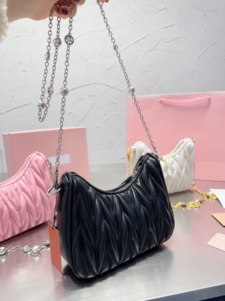 

luxury tote brand shoulder bag crossbody handbag genuine leather cattlehide designer messenger bags 5a quality hobo 21cm silver chain womens