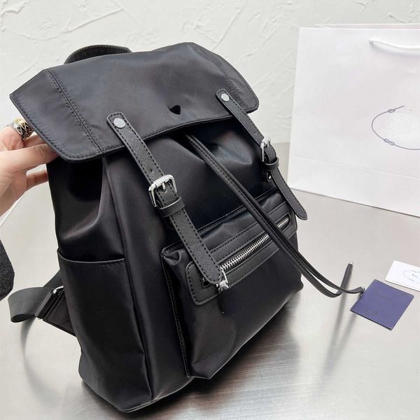 

brand school bags designer design 2022 new men's and women's nylon backpack simple drawstring large capacity travel bag backpack c