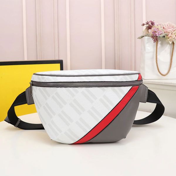 

canvas waist bag men cross body bags lady shoulder handbag purse zipper pillow shaped bag fashion stripe old flower letters adjustable weave