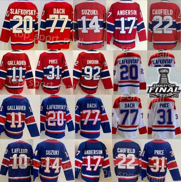 

reverse retro ice hockey 22 cole caufield jersey 20 juraj slafkovsky 77 kirby dach 14 nick suzuki 11 brendan gallagher 31 carey price josh&#, Black;red